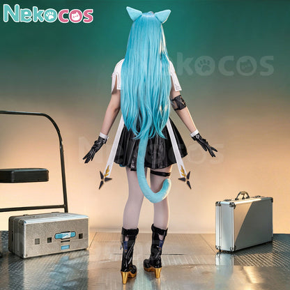 【Nekocos】Game Neverness to Everness Cosplay Elite Operative Mint Cosplay Costume | In Stock featuring a character from behind.