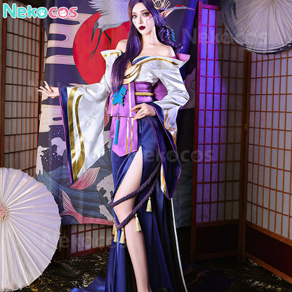 【Nekocos】Game League of Legends Cosplay Spirit Blossom Morgana Cosplay Costume | In Stock