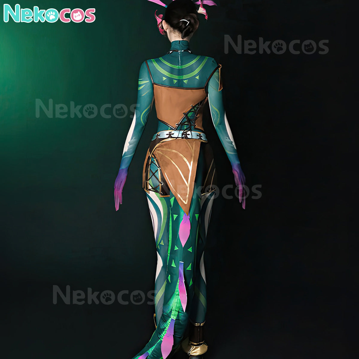 【Nekocos】Game League of Legends Cosplay Neeko The Curious Chameleon Cosplay Costume | Custom-Tailor
