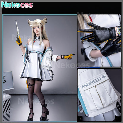 【Nekocos】Game Arknights: Endfield Cosplay Perlica Cosplay Costume Premium Edition | Custom-Tailor