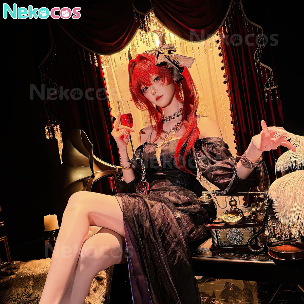 【Nekocos】Game Arknights Cosplay Surtr Cosplay Costume | Custom-Tailor