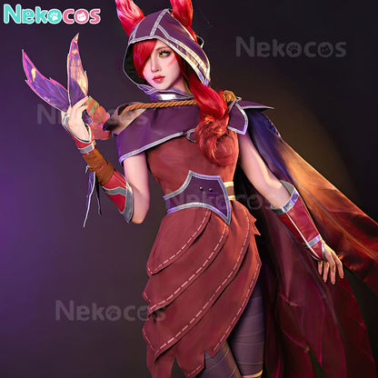 【Nekocos】Game League of Legends Cosplay Xayah Cosplay Costume | In Stock