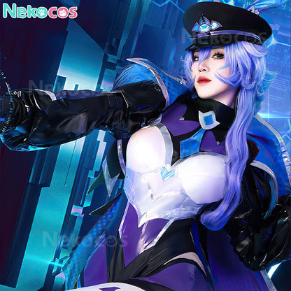 【Nekocos】Game League of Legends Cosplay Battle Bat Xayah Cosplay Costume Premium Edition | In Stock
