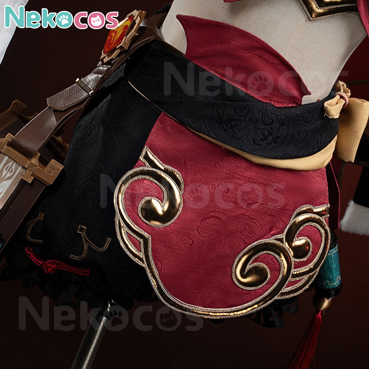 Yanfei Cosplay Costume - Premium Edition by NekocosCostume,Game,Genshin Impact