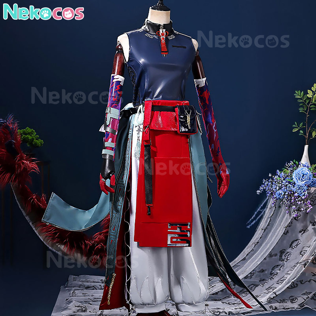 【Nekocos】Game Arknights Cosplay Yu Cosplay Costume Premium Edition | Custom-Tailor