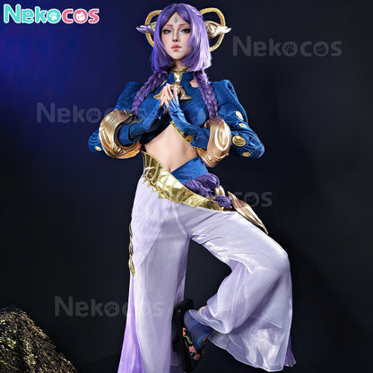【Nekocos】Game League of Legends Cosplay The Unbroken Faith Yunara Cosplay Costume | In Stock