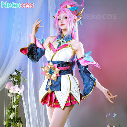 【Nekocos】Game League of Legends Cosplay Spirit Blossom Zyra Cosplay Costume | In Stock