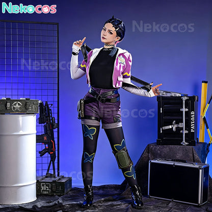 【Nekocos】Game Valorant Cosplay Clov Cosplay Costume | In Stock