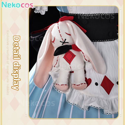 【Nekocos】Game Genshin Impact Cosplay Miliastra Wonderland Alice Maid Cosplay Costume | In Stock