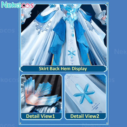 【Nekocos】Game Honkai Impact 3rd Cosplay Wintery Wishes Cosplay Costume Premium Edition | Custom-Tailor