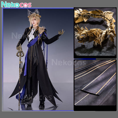 【Nekocos】Game Arknights Cosplay Tragodia Cosplay Costume Premium Edition | Custom-Tailor