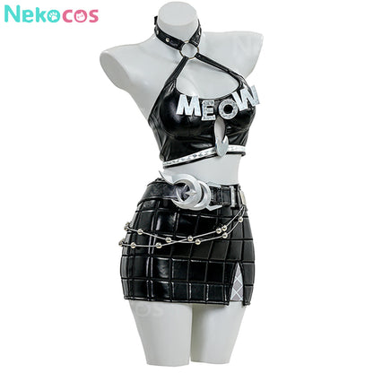 【Nekocos】Game Rivals Black Cat Urban Predator Cosplay Costume | Custom-Tailor