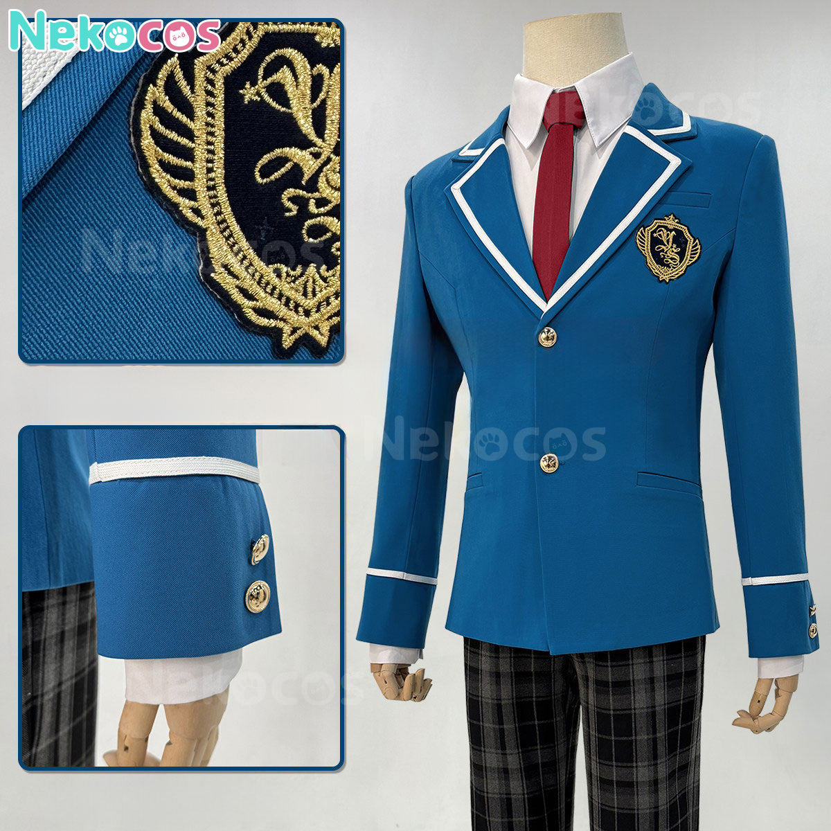 【Nekocos】Game Ensemble Stars Cosplay Yumenosaki Academy School Uniform Cosplay Costume | In Stock