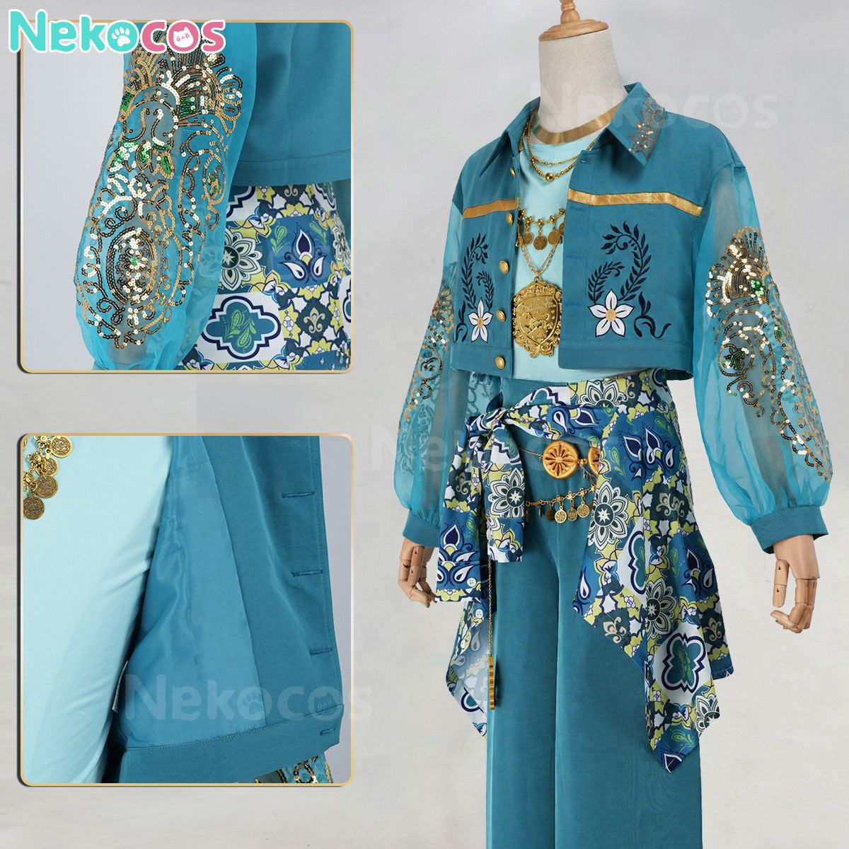 【Nekocos】Game Cosplay Minajael Tealrajah Cosplay Costume | Custom-Tailor