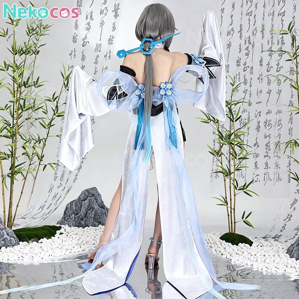 【Nekocos】Game Genshin Impact Cosplay Guizhong The God of Dust Cosplay Costume | In Stock