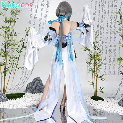 【Nekocos】Game Genshin Impact Cosplay Guizhong The God of Dust Cosplay Costume | In Stock