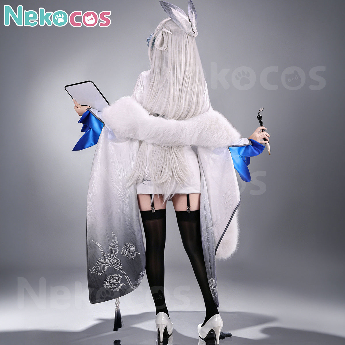 【Nekocos】Game Cosplay Snow Crane Cosplay Costume | Custom-Tailor