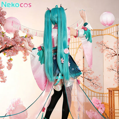 【Nekocos】Vocaloid Hatsune Miku Collaboration Onmyoji Cosplay Costume | In Stock