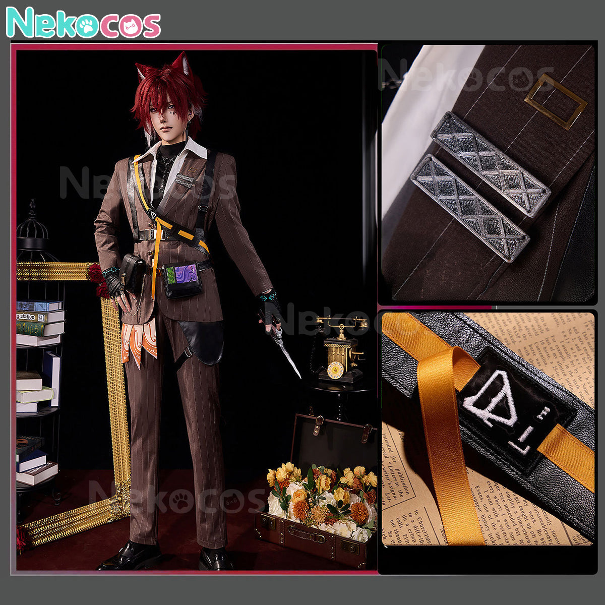【Nekocos】Game Arknights Cosplay Demetri Certaldo Bellone Cosplay Costume Premium Edition | Custom-Tailor