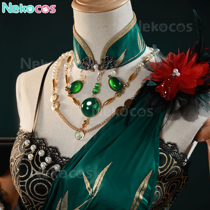 【Nekocos】Game Identity V Cosplay Geisha Resilience of Bamboo Cosplay Costume | In Stock