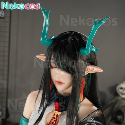 【Nekocos】Game Arknights Cosplay Dusk Cosplay Costume Premium Edition | Custom-Tailor