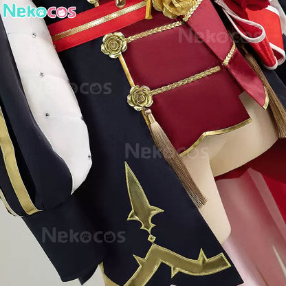 【Nekocos】Game Uma Musume Pretty Derby Cosplay Racing Debut Rose Kingdom Cosplay Costume | Custom-Tailor