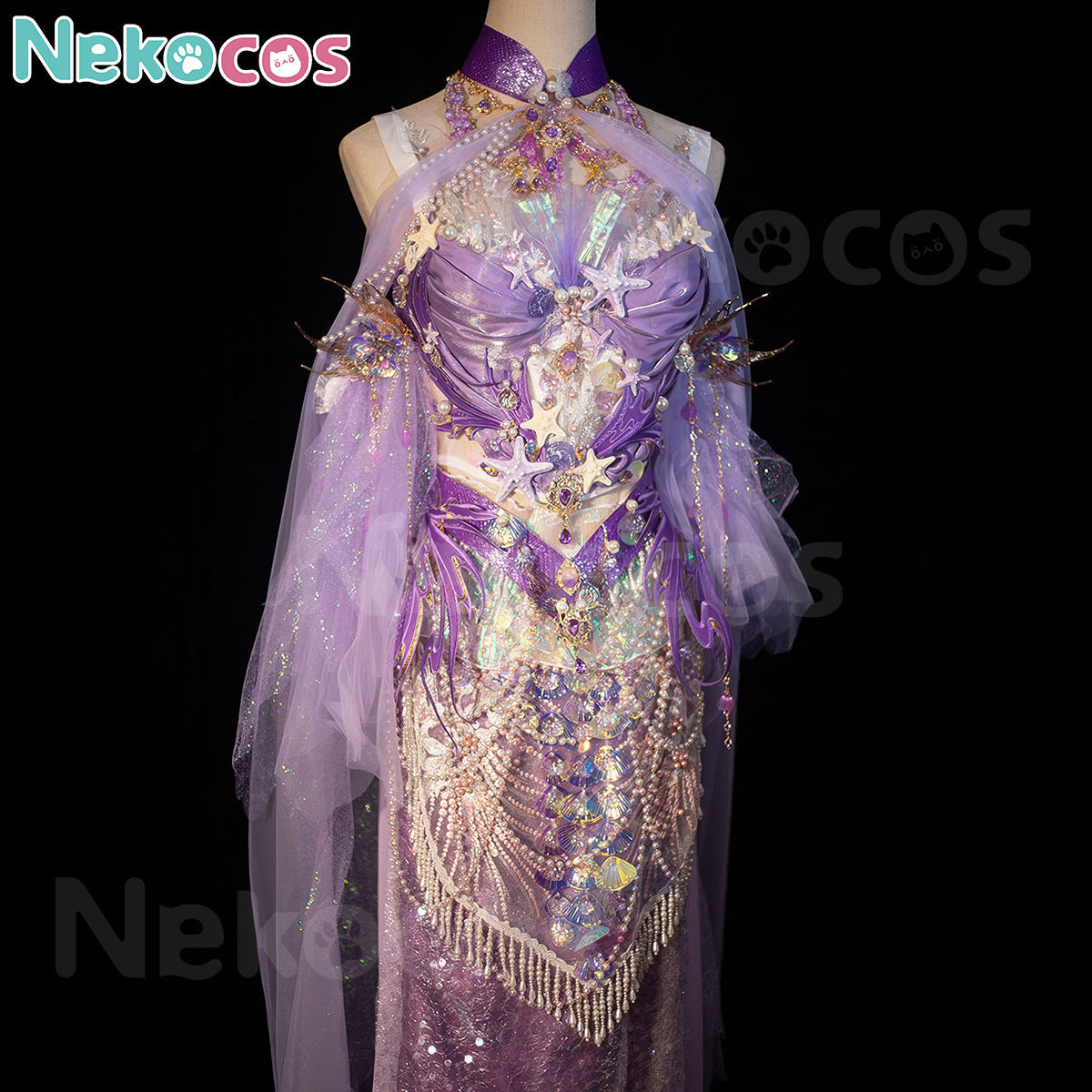 Mermaid Princess Cosplay Costume - Fantasy Ocean DressCostume,Halloween Costume