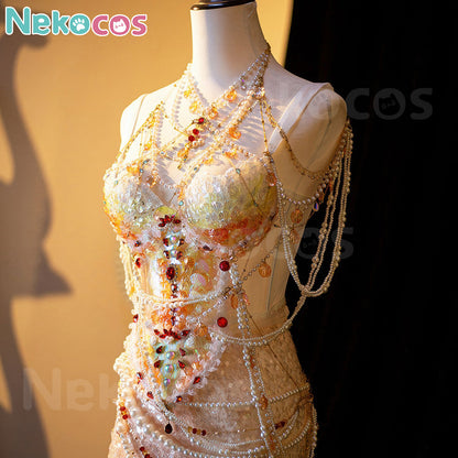 Luxury Mermaid Cosplay Costume - Nekocos Red Koi DressCostume,Halloween Costume