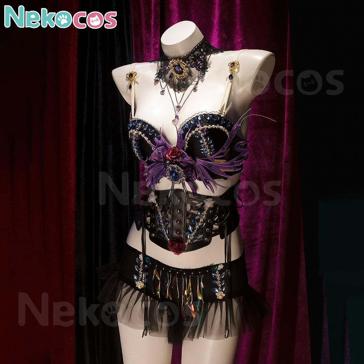 Netherworld Banshee Cosplay Costume | Dark Fantasy OutfitCostume,Halloween Costume