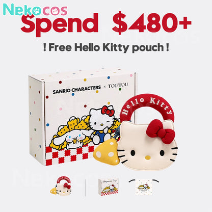 【Nekocos】Sanrio Hello Kitty Cookie-Shaped Chain Crossbody Bag | In Stock