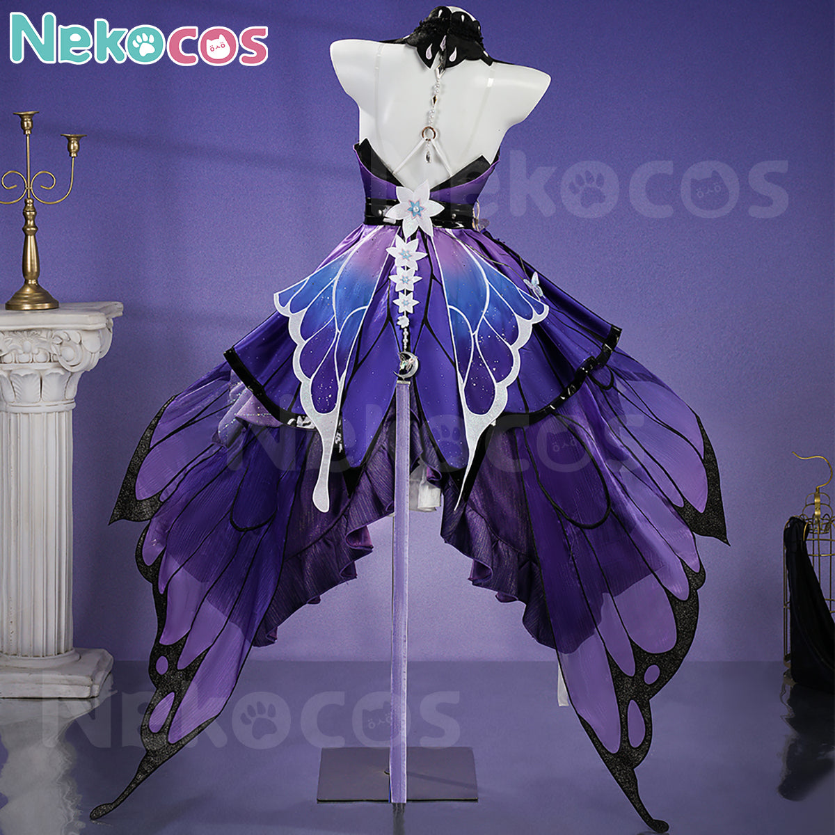 【Nekocos】Game Honkai: Star Rail Cosplay Gossamer Flutter Cosplay Costume Premium Edition | Custom-Tailor