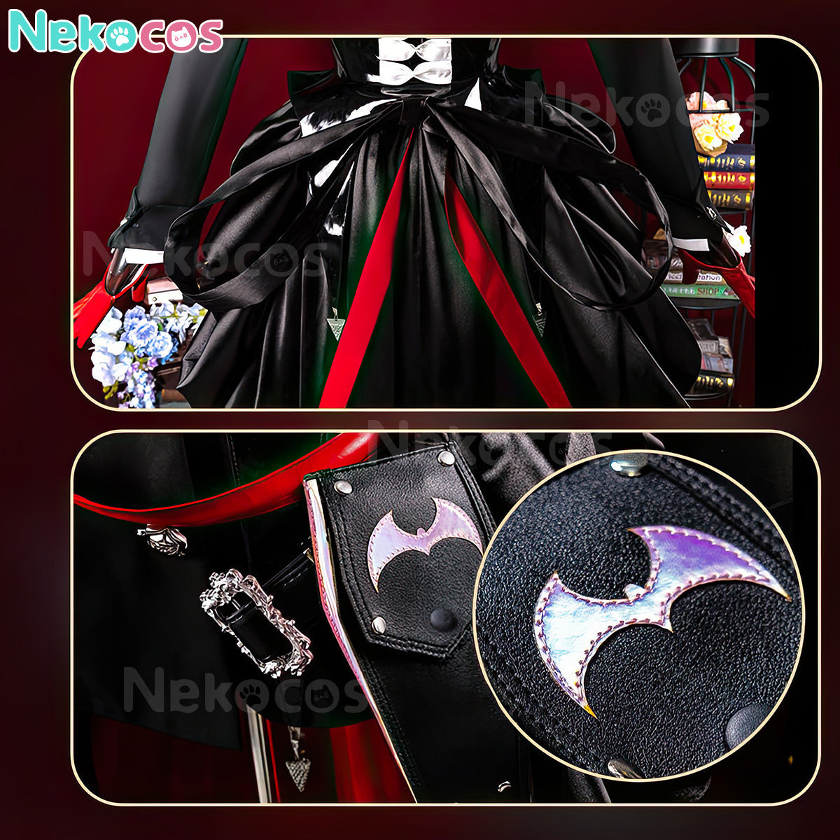 【Nekocos】Game Arknights Cosplay Entelechia Cosplay Costume | In Stock