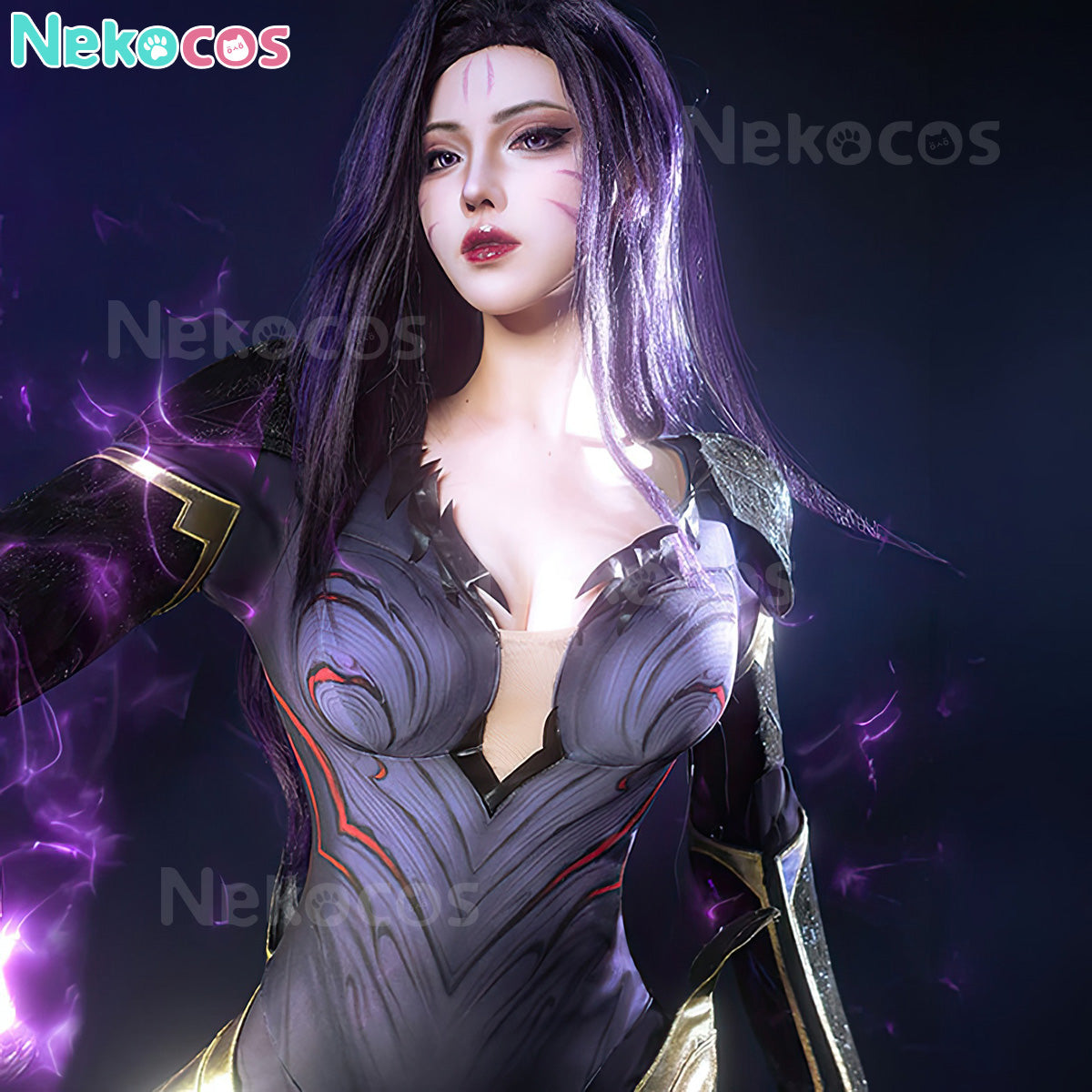 【Nekocos】Game League of Legends Cosplay Kai'Sa Cosplay Costume | In Stock