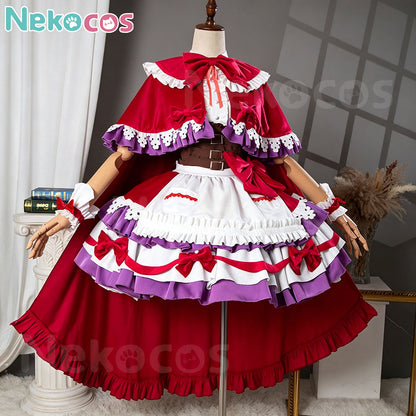 【Nekocos】Game Cosplay Laala Manaka Charafuku Kuji Online 10th Anniversary Cosplay Costume | In Stock