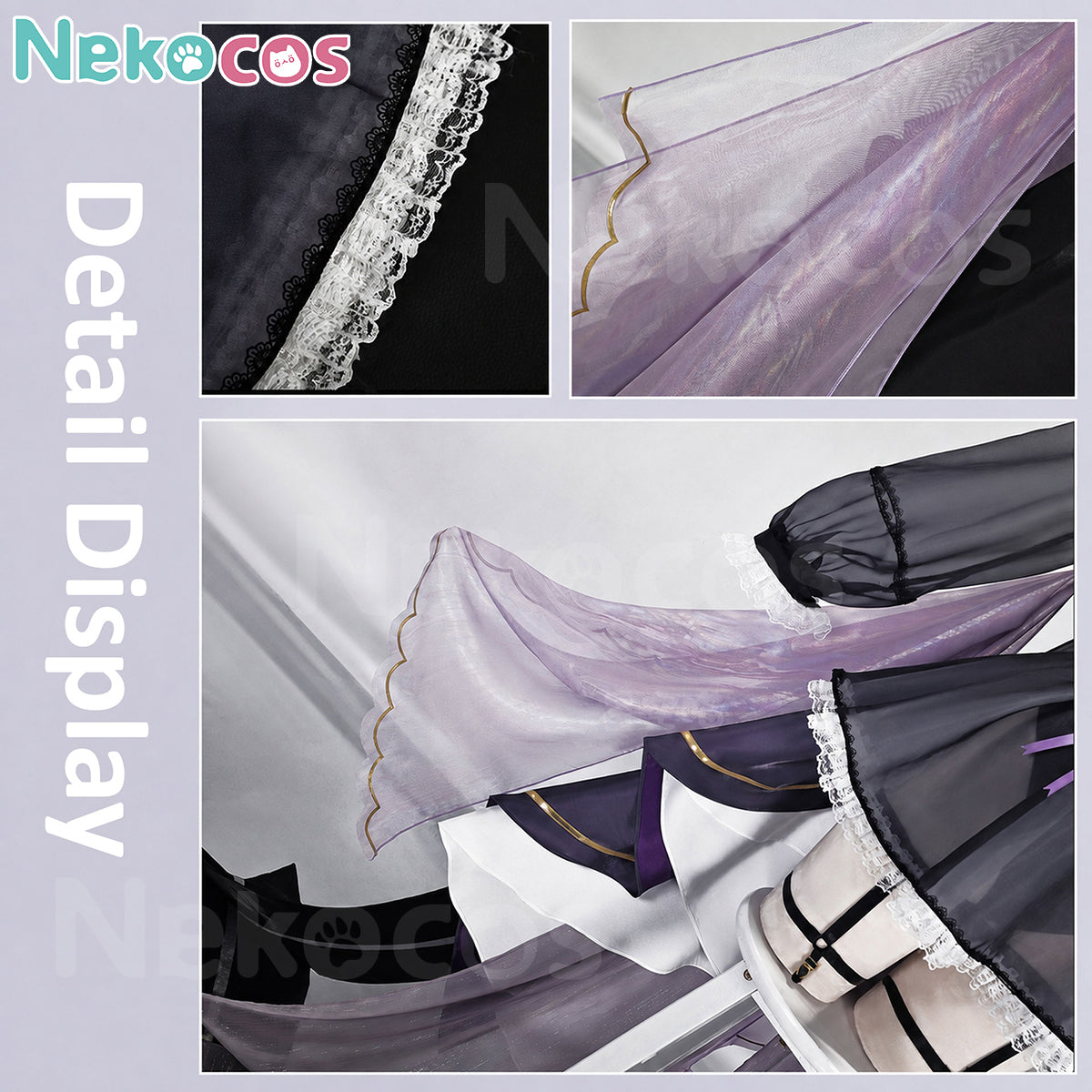 Azur Lane Musashi Cosplay Costume - Purest Wisteria StyleAzur Lane,Costume,Game