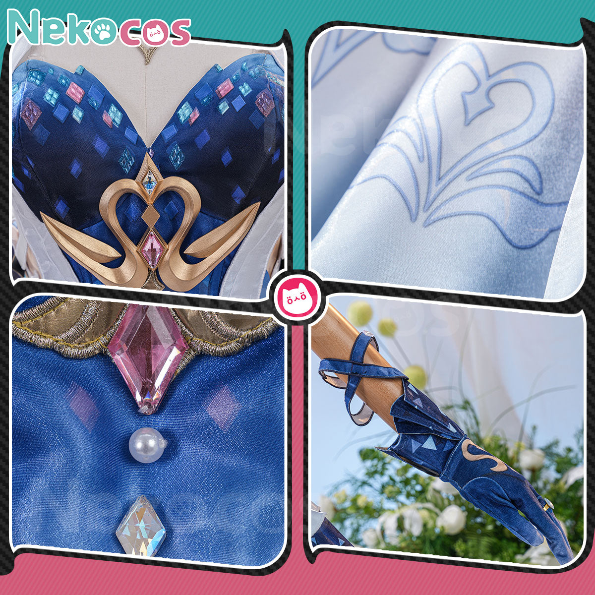 Genshin Impact Odette Spessiva Cosplay Costume | Custom TailoredCostume,Game,Genshin Impact
