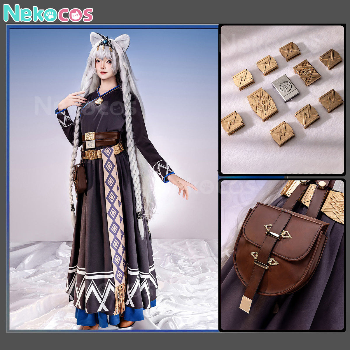 【Nekocos】Game Arknights: Endfield Cosplay Pramanix the Prerita Cosplay Costume Premium Edition | In Stock