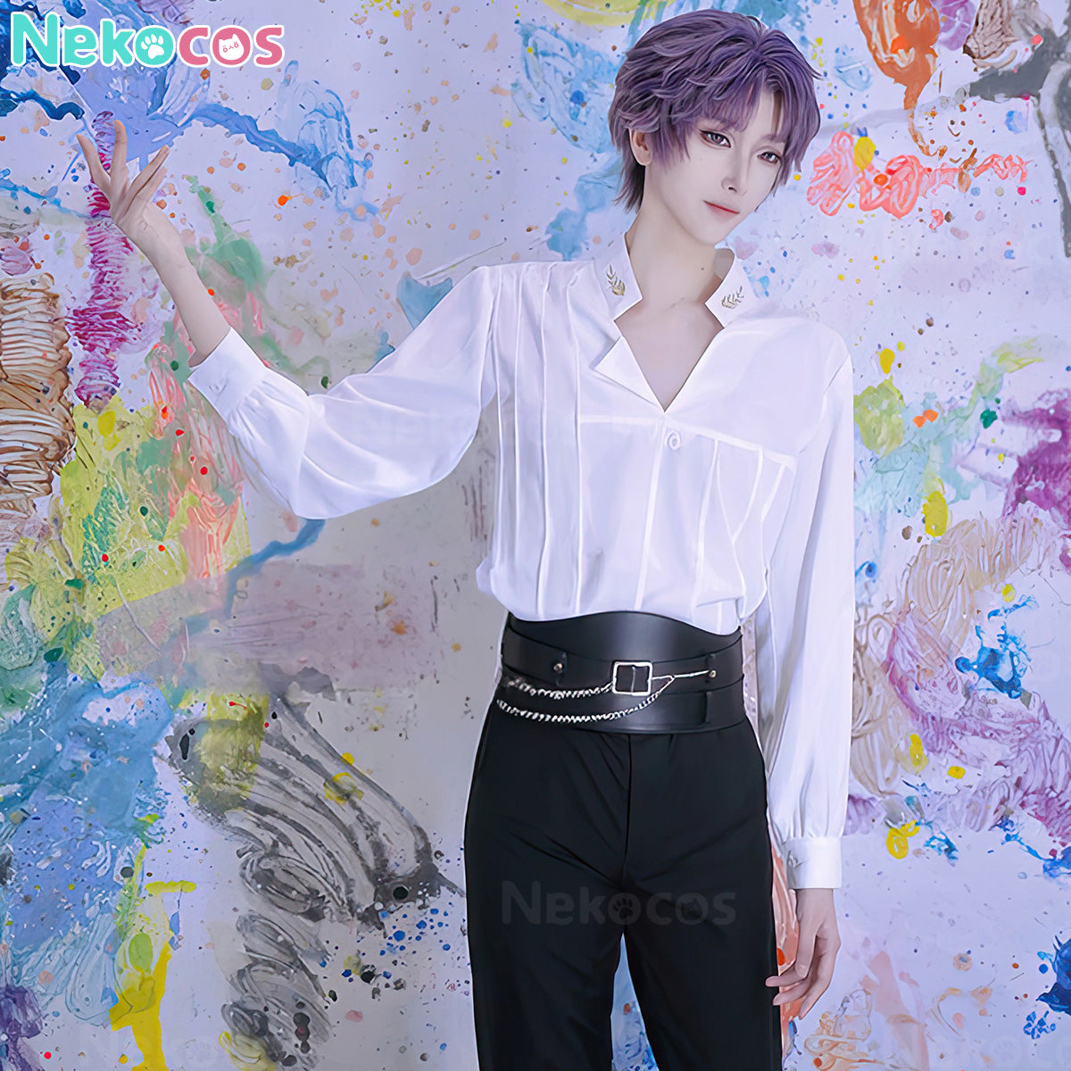 【Nekocos】Game Love and Deepspace Cosplay Rafayel Whitesand Phantom Cosplay Costume | In Stock