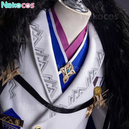 【Nekocos】Game Arknights Cosplay SilverAsh the Reignfrost Cosplay Costume Premium Edition | In Stock