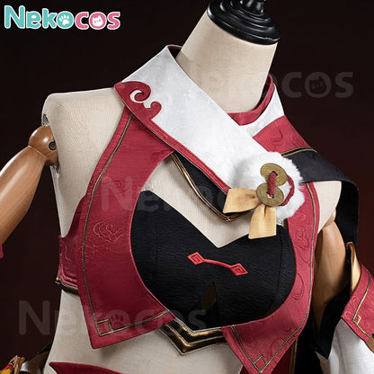 Yanfei Cosplay Costume - Premium Edition by NekocosCostume,Game,Genshin Impact