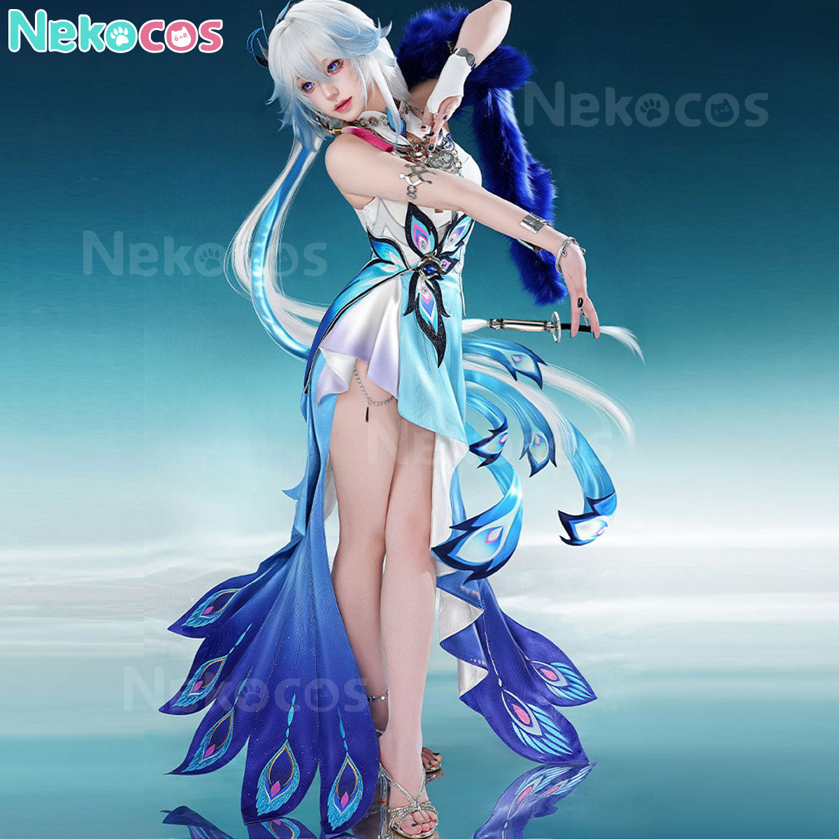 【Nekocos】Game Honkai: Star Rail Cosplay General Yao Guang Cosplay Costume Premium Edition | Custom-Tailor