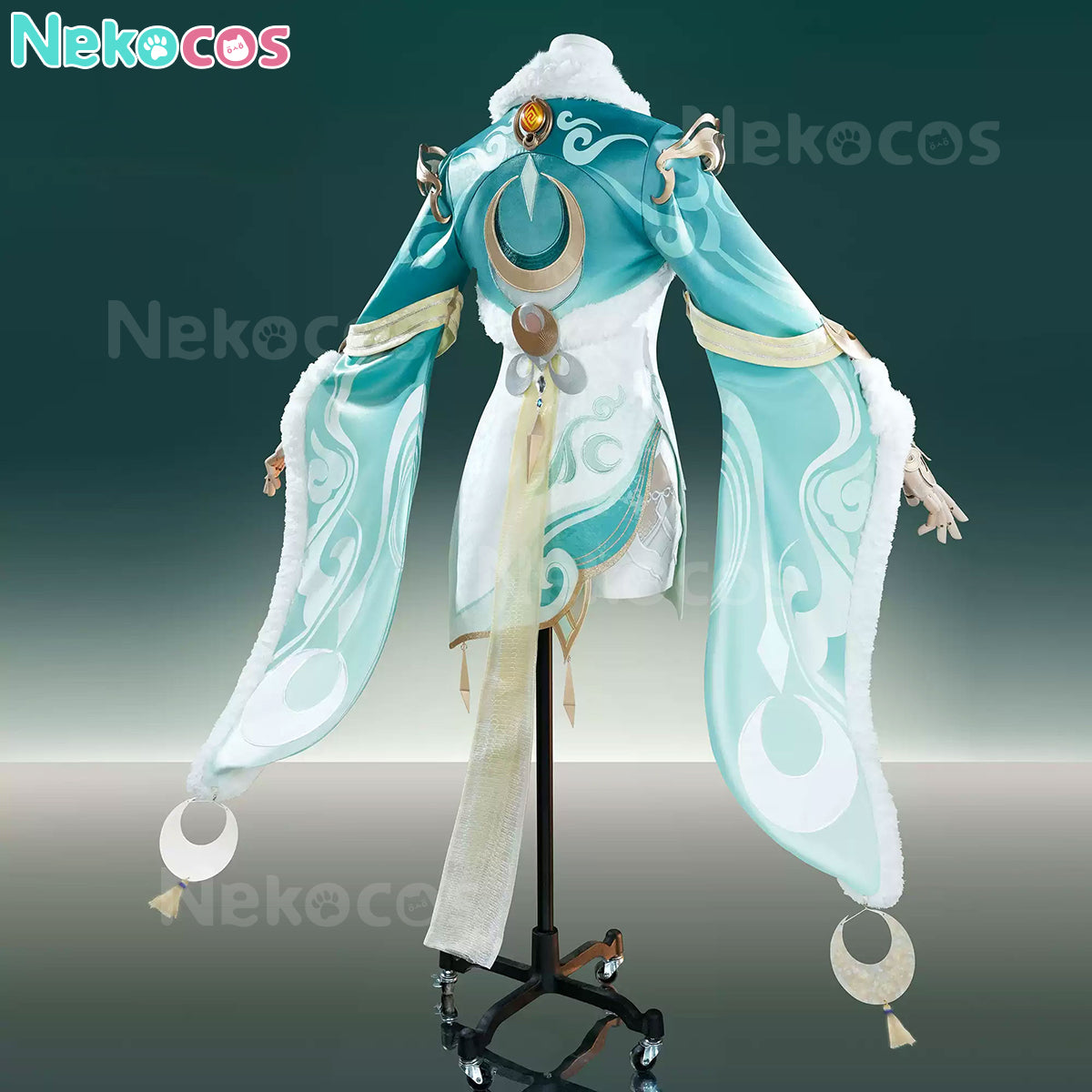 【Nekocos】Game Genshin Impact Cosplay Zibai Cosplay Costume Premium Edition | In Stock