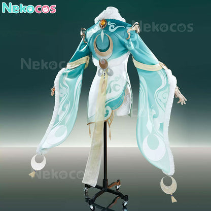 【Nekocos】Game Genshin Impact Cosplay Zibai Cosplay Costume Premium Edition | In Stock