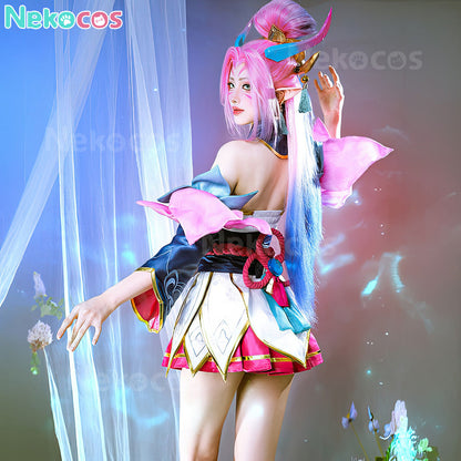 【Nekocos】Game League of Legends Cosplay Spirit Blossom Zyra Cosplay Costume | In Stock