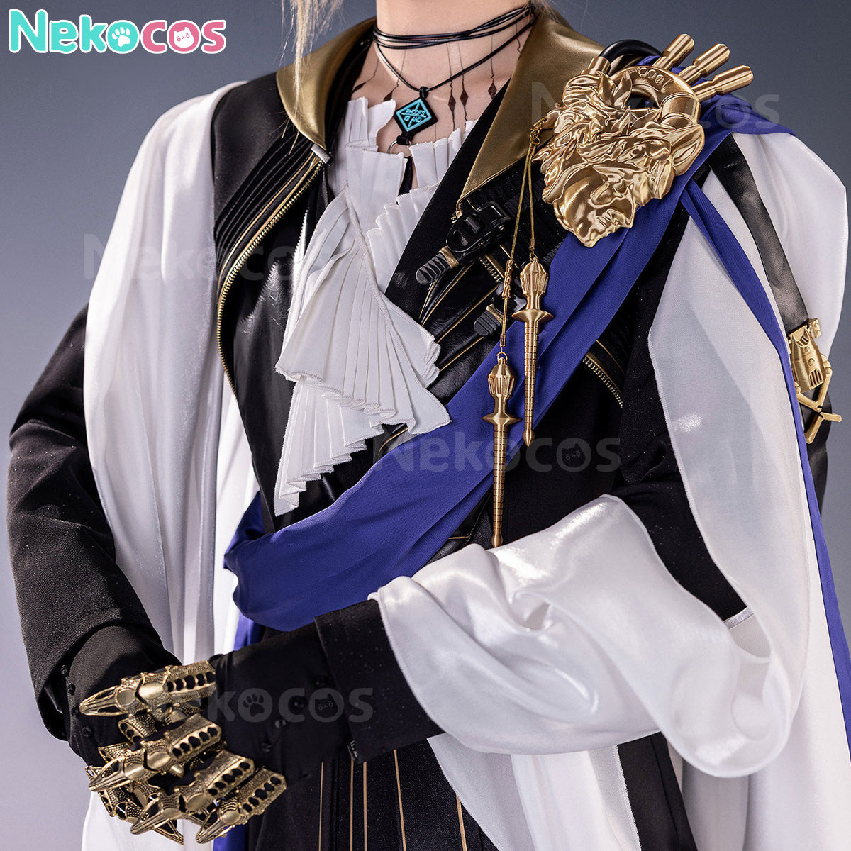 【Nekocos】Game Arknights Cosplay Tragodia Cosplay Costume Premium Edition | Custom-Tailor