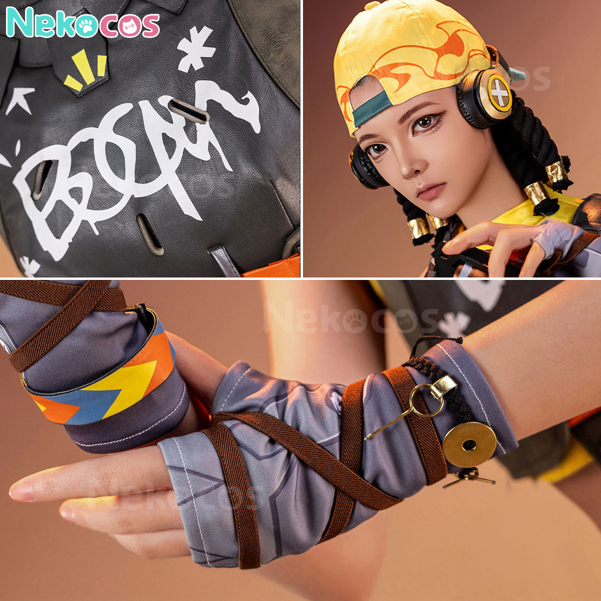 【Nekocos】Game Valorant Cosplay Raze Cosplay Costume | In Stock
