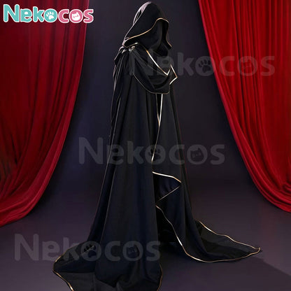 Halloween Knight Cloak Cosplay - Gold-Trimmed CloakCostume,Halloween Costume