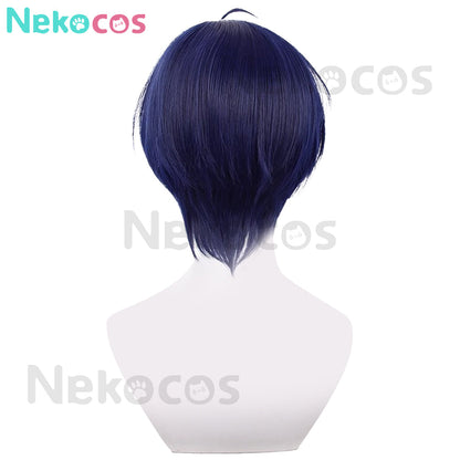 【Nekocos】Game Persona 3 Cosplay Makoto Yuki Battle Suit Cosplay Wig | In Stock