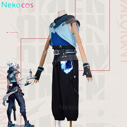 【Nekocos】Game Valorant Cosplay Jett Cosplay Costume | In Stock