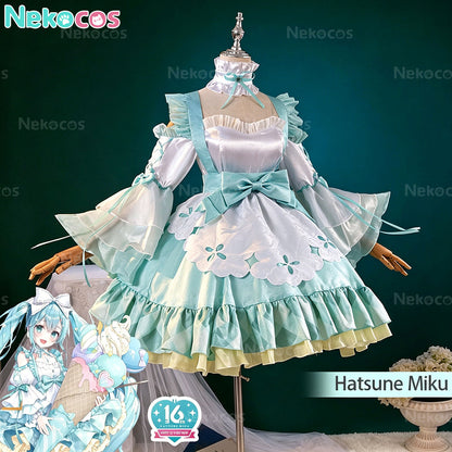 【Nekocos】Vocaloid Hatsune Miku 16th Anniversary Cosplay Costume | In Stock